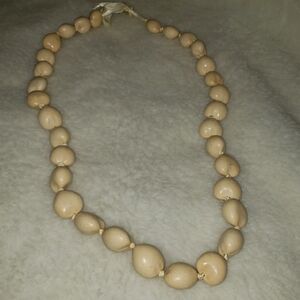 Hawaiian Kukui Nut Lei Necklace